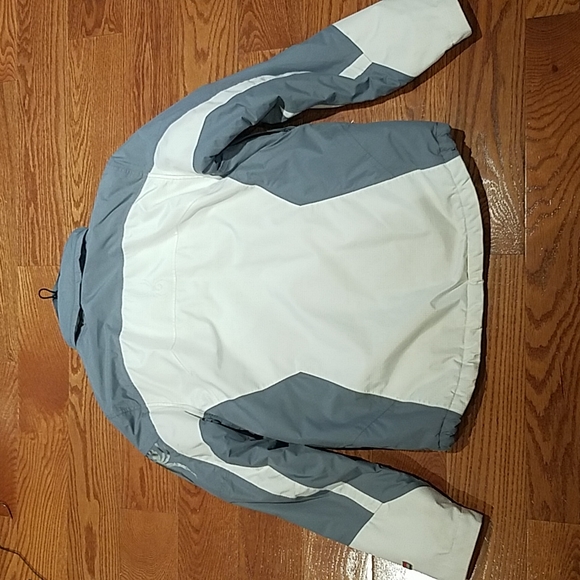 Men's Spyder Axys Ski Jacket White/Gray Large - Picture 12 of 12